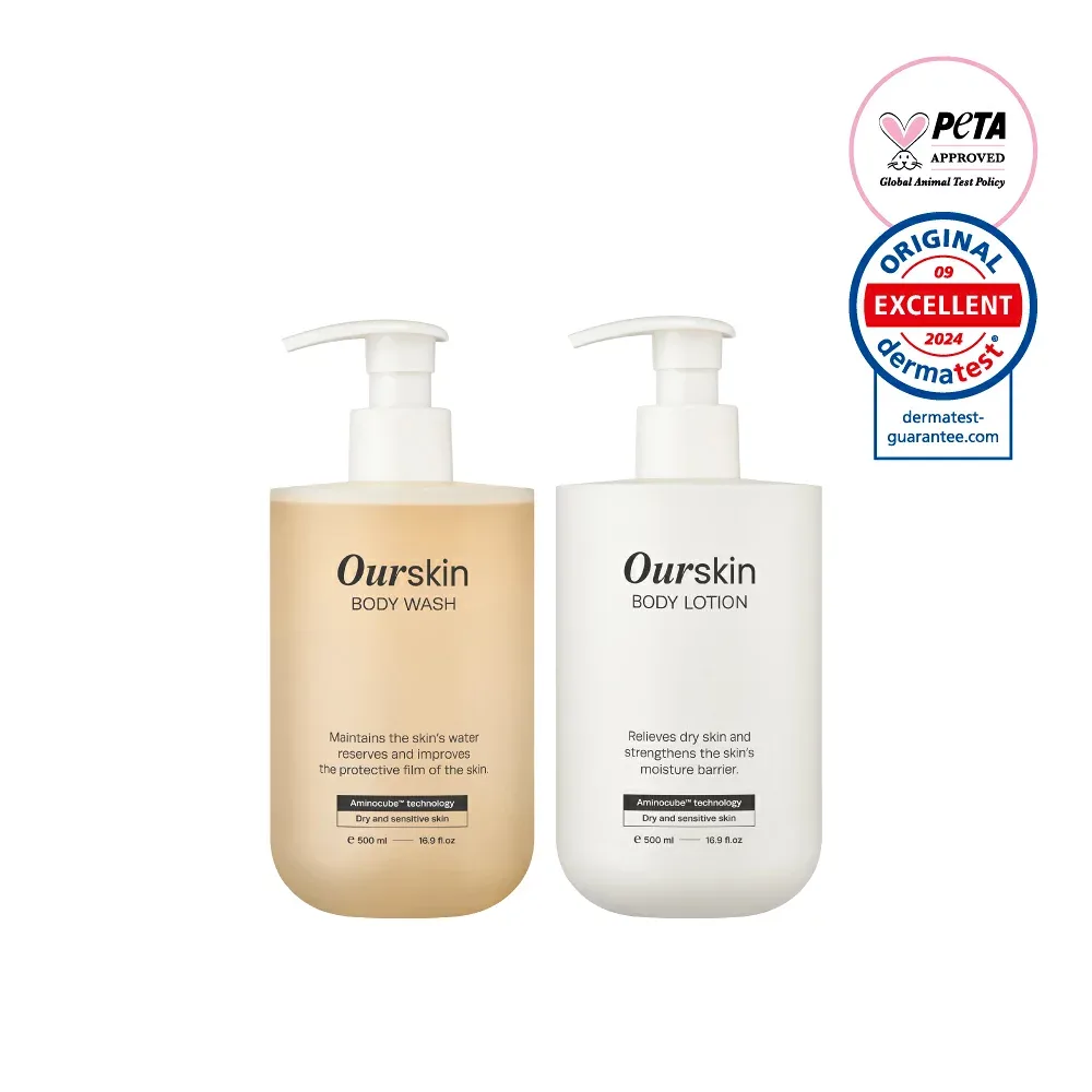 \2点セット15%OFF/Mongdies アウアスキンボディケア2点セット 500ml 乾燥ボディ 敏感ボディ 乾燥ボディ 天然由来の香料
