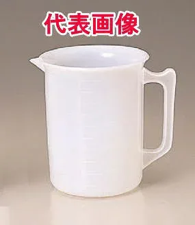 PE(ポリエチエン)ビーカー 片手付き 500ml 目盛付き