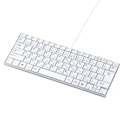 サンワサプライ USBスリムキーボード SKB-SL18WN | PC 周辺機器 関連:usbメモリ タイプ 容量 ハブ コンセント ケーブル 充電器 変換 type アダプタ 充電 メモリー 延長