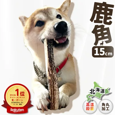 【 15cm 中型犬 】 鹿の角 犬 おもちゃ 犬用 しかのつの 噛むおもちゃ 歯磨き 骨 鹿の骨 かむ 鹿のツノ 鹿のつの 犬のおもちゃ 北海道産 エゾ鹿 蝦夷鹿 しつけ いたずら防止 無添加 おやつ エゾジカ 鹿骨 国産 鹿 角 骨ガム ガム ボーン デンタルケア monolife モノライフ