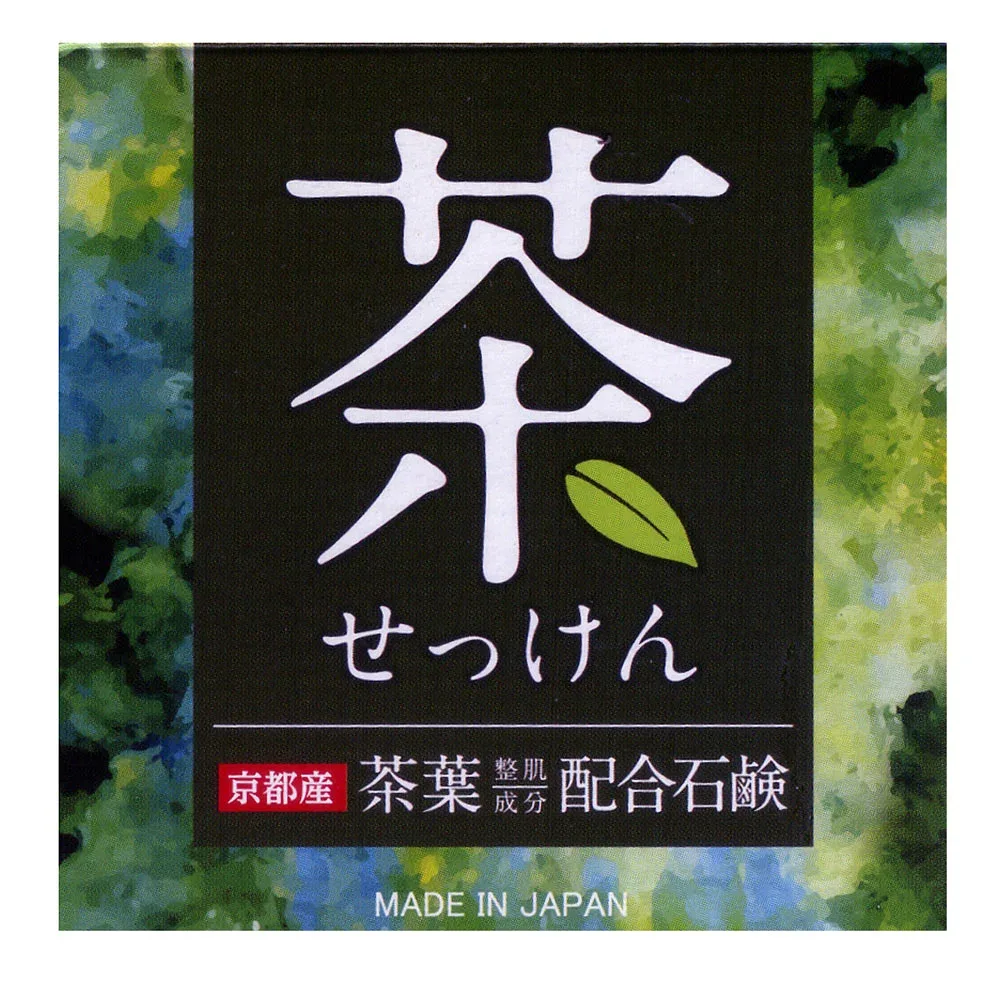 クロバー石鹸 茶葉石けん 京都産茶葉整肌成分配合 80g DLC-CHx6個セット/卸