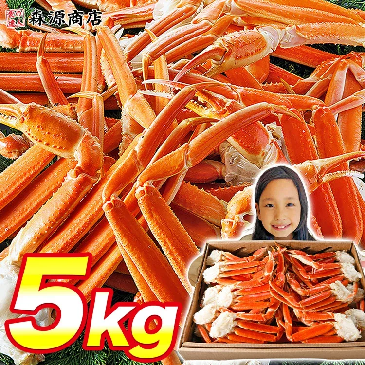 超特大 ボイル ずわい蟹 5kg 蟹 ボイルズワイガニ 蟹 カニ かに 鍋 業務用 大盛り ズワイガニ 訳あり 食べ放題 訳あり 蟹脚 ギフト プレゼント お中元