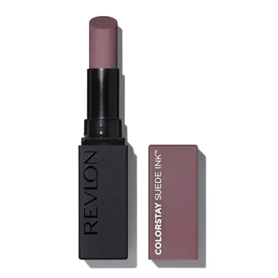 REVLON レブロン カラーステイ スウェード インク リップスティック 012 パワー トリップ 2.55g フォギーピンク 化粧品 メイク リップ 口紅 落ちにくい 色移りしにくい ふわっとマット