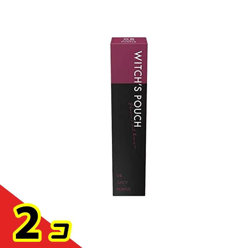 Witch's Pouch Sheer Tint Rouge 08 Juicy Purple 3.8g Set of 2