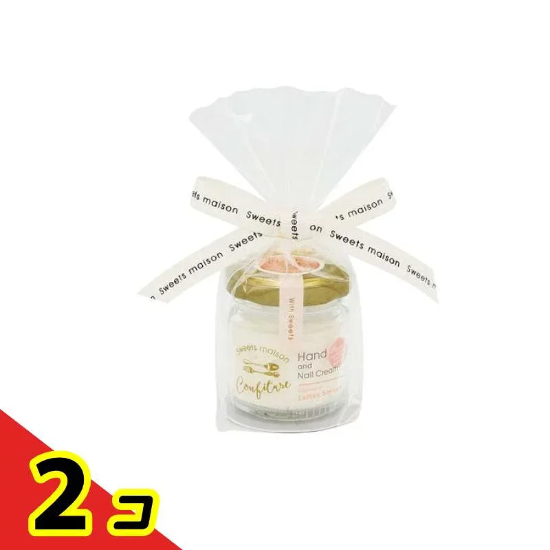 スウィーツメゾン コンフィチュール ハンド&ネイルクリーム レモンソルベの香り 30g 2個セット