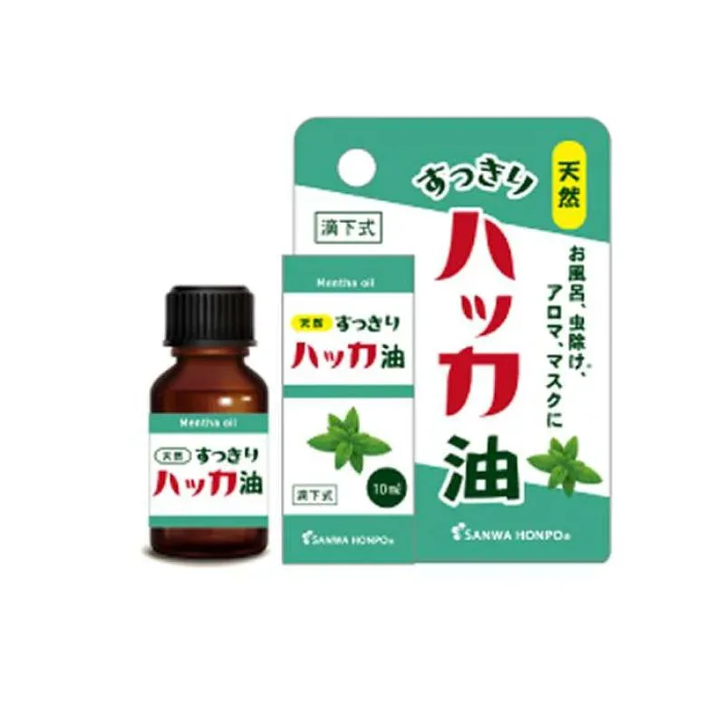 SANWA HONPO 天然すっきりハッカ油 滴下式 10mL