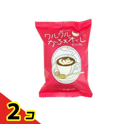 ペリカン石鹸 喫茶ペリカン クルクルかふぇオーレ 80g 2個セット