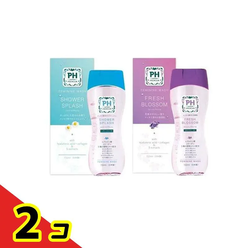 PH JAPAN フェミニンウォッシュ シャワースプラッシュ 150mL (&フレッシュブロッソム 150mL) 2個セット