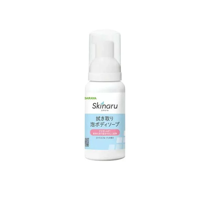 サラヤ スキナル 拭き取り泡ボディソープ 泡ポンプ付 80mL