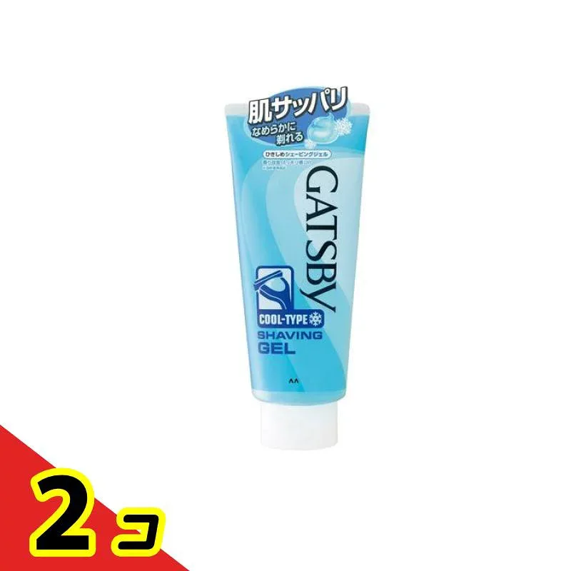 GATSBY ギャツビー ひきしめシェービングジェルN レギュラー 205g 2個セット