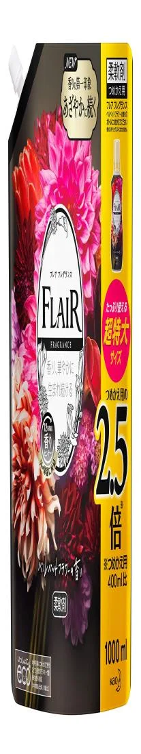 【大容量】フレアフレグランス 柔軟剤 ベルベット&フラワー 詰め替え 大容量 1000ml
