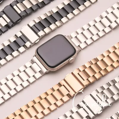 アップルウォッチバンド Apple Watch バンド ステンレス レディース バンド 38mm 40mm 41mm 42mm 44mm 45mm 46mm 49mm