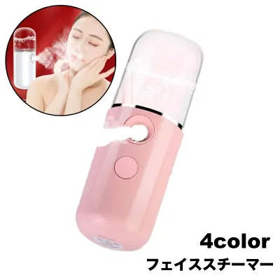 送料無料 スチーマー ハンディ ミスト 30ml 充電式 保湿 噴霧スプレー 加湿器 携帯用 ポータブル コンパクト 持ち歩き便利 乾燥対策