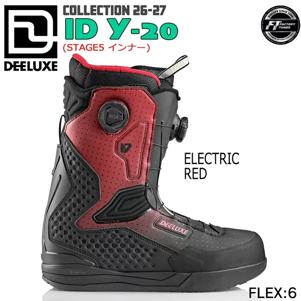 予約 26-27 DEELUXE ID Y-20 S5 スノーボードブーツ ディーラックス フラッグシップ サーモインナー 熱成型 フリースタイル フリーラン 軽量 高反応 高性能 次世代モデル メンズ 正規品 24.5 25.5 26.5 27.5 28.5
