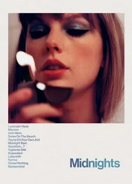 (ほぼA4サイズ) ミニポスター写真 テイラースイフト Taylor Swift Midnights 映画 写真 輸入品 8x12インチサイズ 約20.3x30.5cm.