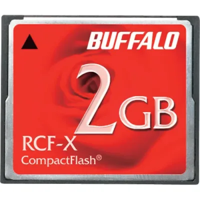 BUFFALO コンパクトフラッシュ ハイコストパフォーマンスモデル 2GB RCF-X2G