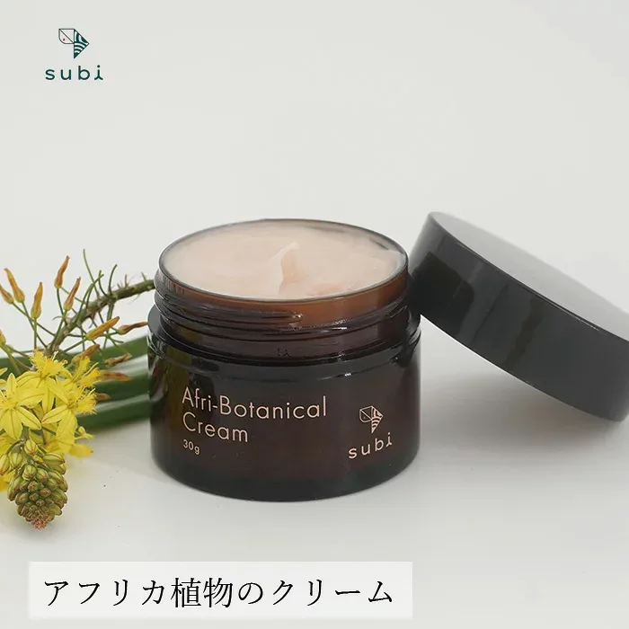 フェイスクリーム スビ ボタニカルクリーム 30g 購入金額別特典あり オーガニック 正規品 エイジング スキンケア 天然 ノンケミカル フェイスオイル ブースターオイル subi