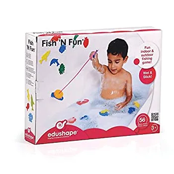 【中古】【輸入品・未使用】Edushape Fish 'n' Fun Bath Game