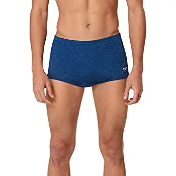 【中古】【輸入品・未使用】Speedo メンズ ポリメッシュスクエアレッグトレーニングスーツ 38 ブルー