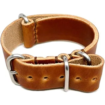 【中古】【輸入品・未使用】DaLucaウォッチストラップ???Naturalダブリン(マットバックル) : 18?mm