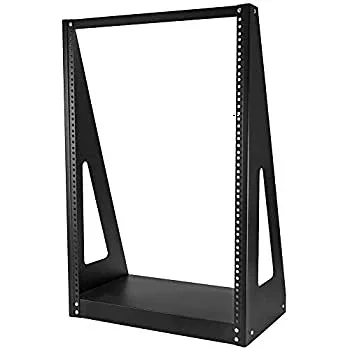 【未使用】StarTech.com 2ポスト オープンフレーム型サーバーラック(重量型) 16U 総耐荷重160kg 2POSTRACK16