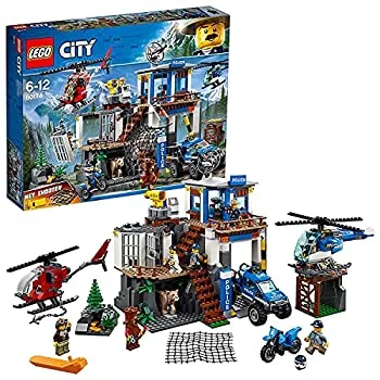 【中古-非常に良い】レゴ(LEGO) シティ 山のポリス指令基地 60174 ブロック おもちゃ