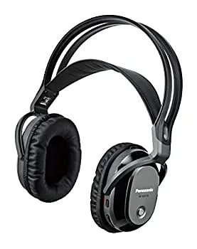 【中古-非常に良い】Panasonic デジタルワイヤレスサラウンドヘッドホンシステム ブラック RP-WF7-K