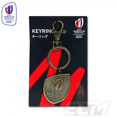 【SALE20%OFF】【RWC35575】ラグビーワールドカップ2023フランス 公式 大会ロゴメタルキーリング シルバー【Rugby/ブレイブジャパン/ジェイミージャパン/ラグビーW杯/キーホルダー】