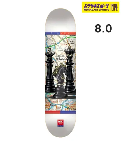 DGK ディージーケー スケートボード デッキ PRO ONE OFFS STRATEGIES 8.0 ムラサキスポーツ