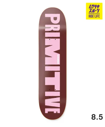 PRIMITIVE プリミティブ スケートボード デッキ 8.5inch VIANNA STRETCH ムラサキスポーツ 初心者 おすすめ スケボー