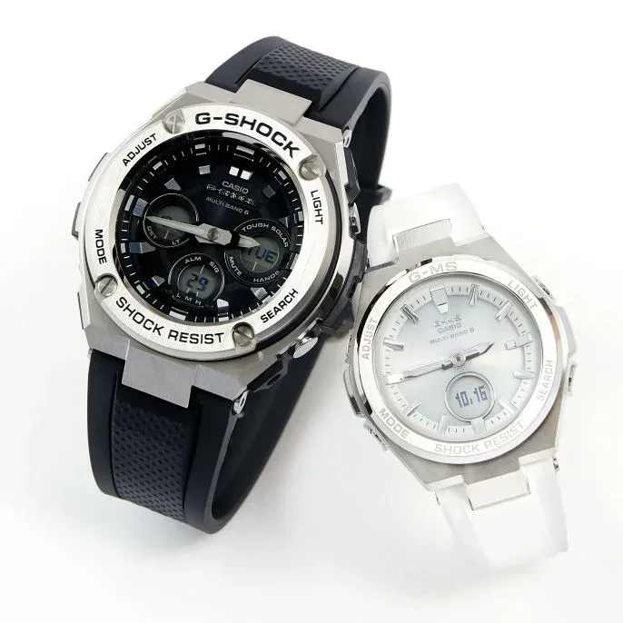 ペアウォッチ G-SHOCK BABY-G GST-W310-1AJF×MSG-W200-7AJF Gショック ベビーG CASIO カシオ腕時計 メンズ レディース 代引き手数料無料 ギフト プレゼント クリスマス 誕生日 記念日 贈り物 人気 おしゃれ ペア 祝い セール