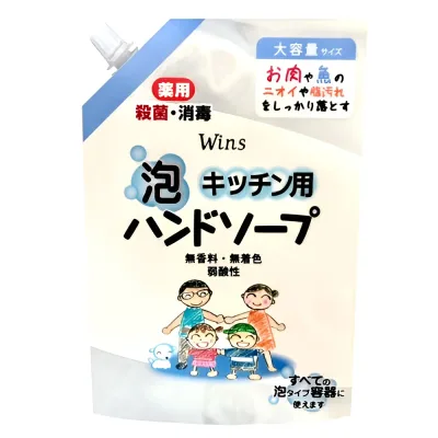 NIHON DETERGENT 日本合成洗剤 ウインズ キッチン泡ハンドソープ 詰替 540mL