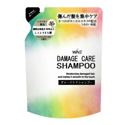 NIHON DETERGENT 日本合成洗剤 ウインズ ダメージケアシャンプー つめかえ用 340g