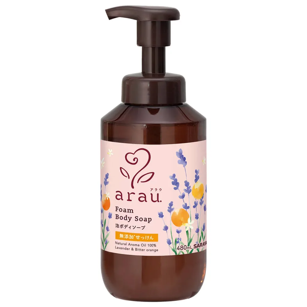 東京サラヤ株式会社 アラウ. 泡ボディソープ 480mL 本体