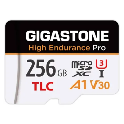 Gigastone microSDXCカード 256GB 高耐久Pro TLCチップ UHS-I U3 A1 V30スペック High Endurance Pro GJMX-256GA1TLC