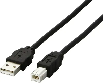 ELECOM エレコム EU RoHS準拠 USB2.0ケーブル ABタイプ/3.0m ブラック USB2-ECO30