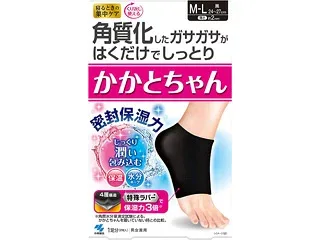 KOBAYASHI 小林製薬 かかとちゃん MーLサイズ 黒