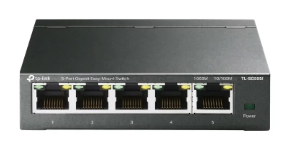 TP-Link ティーピーリンク 5ポート 電源内蔵 ギガビット スイッチングハブ TL-SG505I(JP)