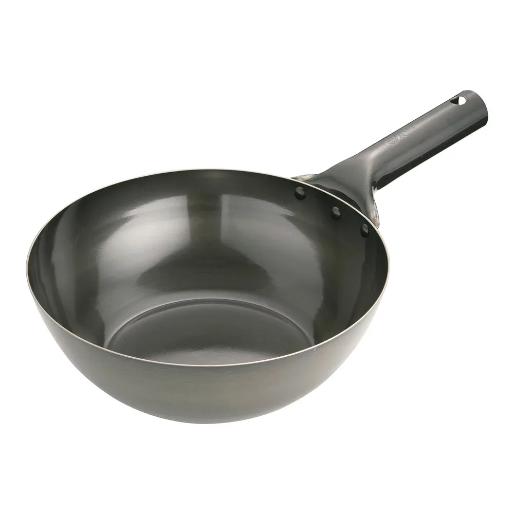 summit サミット工業 SMT-6 鉄なべ流 IH対応 業務用 北京鍋 27cm 【鉄なべ】【tetunabe】【中華鍋】