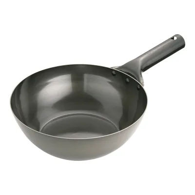 summit サミット工業 SMT-6 鉄なべ流 IH対応 業務用 北京鍋 27cm 【鉄なべ】【tetunabe】【中華鍋】
