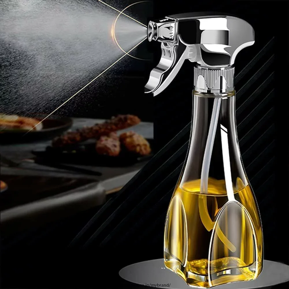 料理用オイル噴霧器 オイルボトル (シルバー) 料理用 オリーブオイル噴霧器 240 霧吹き オイルスプレー