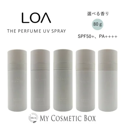 ロア ザ パフューム UV スプレー 80g LOA THE PERFUME UV SPRAY ブランシュ ペアブランシュ ネロリスモークティー ブルークレール ミスティックウッド 日焼け止め UVスプレー UVカット UVケア ヘアスプレー ボディケア