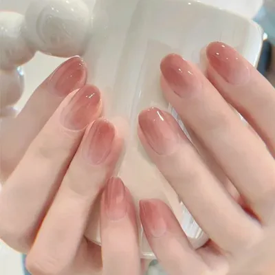YOVOY ネイルチップ 3D爪 かわいい 付け爪 ネイルチップ ショート ネイルチップ ネイルシール ピンク 黒 可愛い おしゃれ ネイルチップ ロング つけ爪 人気 ラウンドチップ 短め 長め24枚 (グ…
