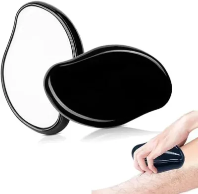 Anwineke 【最新デザイン】脱毛器 無痛 擦るだけ 脱毛器 クリスタルヘアイレイザー レディース メンズ 角質除去 物理脱毛 毛髪の成長速度を抑える 小型 軽量 男女兼用 ファッション お手入…