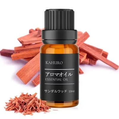Kahuro サンダルウッド 精油 10ml エッセシャンオイル 純天然抽出 白檀 アロマオイル ナチュラル アロマディフューザー用 加湿器用 樹木系 Sandalwood Essential Oil