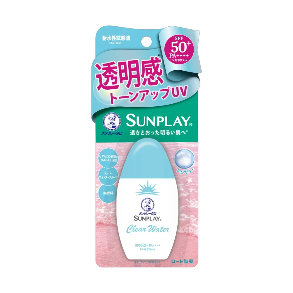 ロート製薬 メンソレータム サンプレイ クリアウォーター 日焼け止め 30g