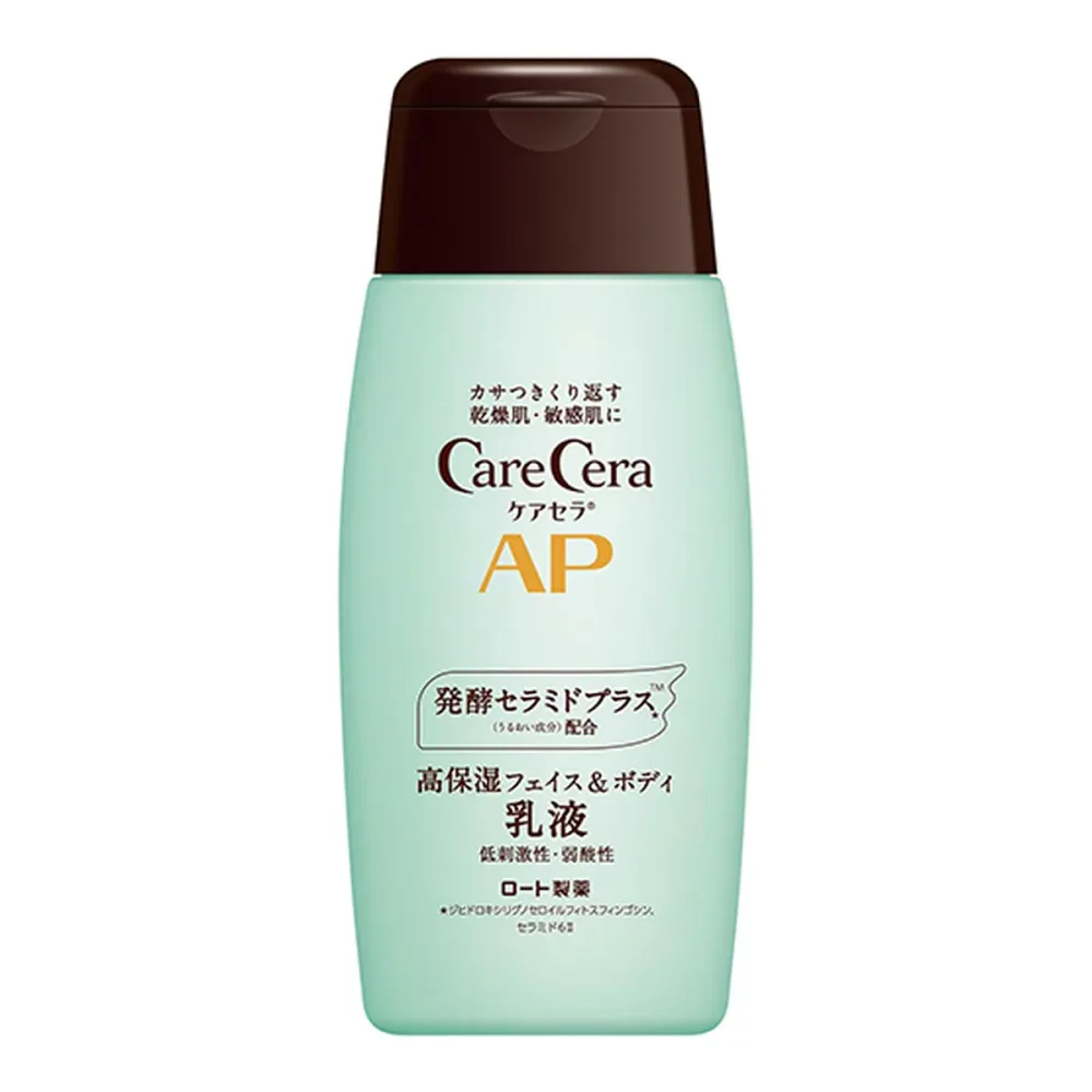 【送料込・まとめ買い×3個セット】ロート製薬 ケアセラ APフェイス&ボディ 乳液 200ml
