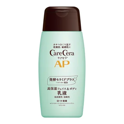 【送料込・まとめ買い×3個セット】ロート製薬 ケアセラ APフェイス&ボディ 乳液 200ml
