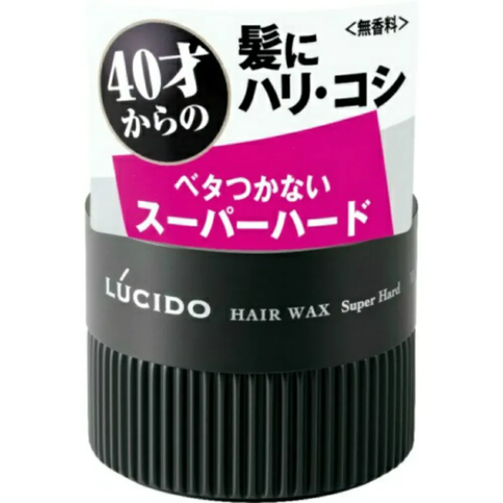 【送料込・まとめ買い×6個セット】マンダム ルシード ヘア ワックス スーパーハード 80g