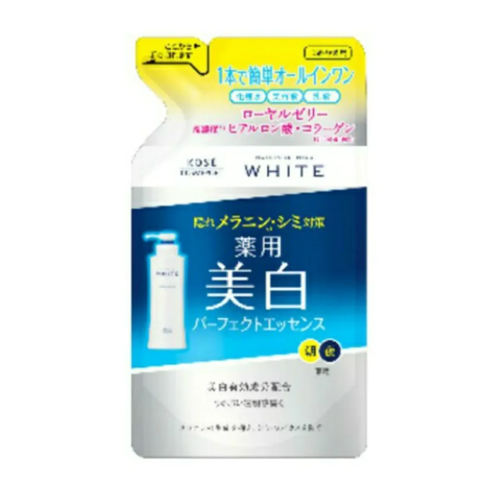【送料込・まとめ買い×6個セット】コーセーコスメポート モイスチュアマイルド ホワイト薬用美白 パーフェクトエッセンス つめかえ用 200ml